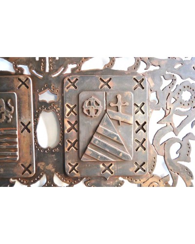 Escudo heráldico en forja ref.100320