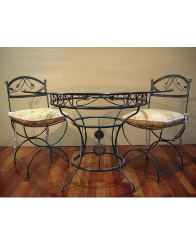 mesa de comedor en forja ref.100131