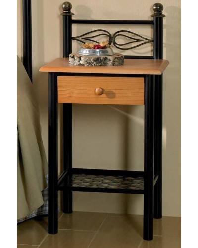 Mesita de noche de forja ref.100140