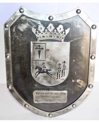 Escudo heráldico en forja ref.MAY12004 escudo de Villafranca de los barros