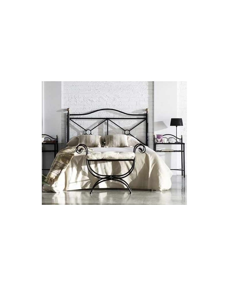 Cabecero de forja economico ref.100506