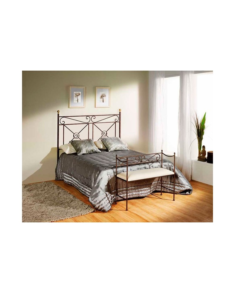 Cabecero de forja economico ref.100509