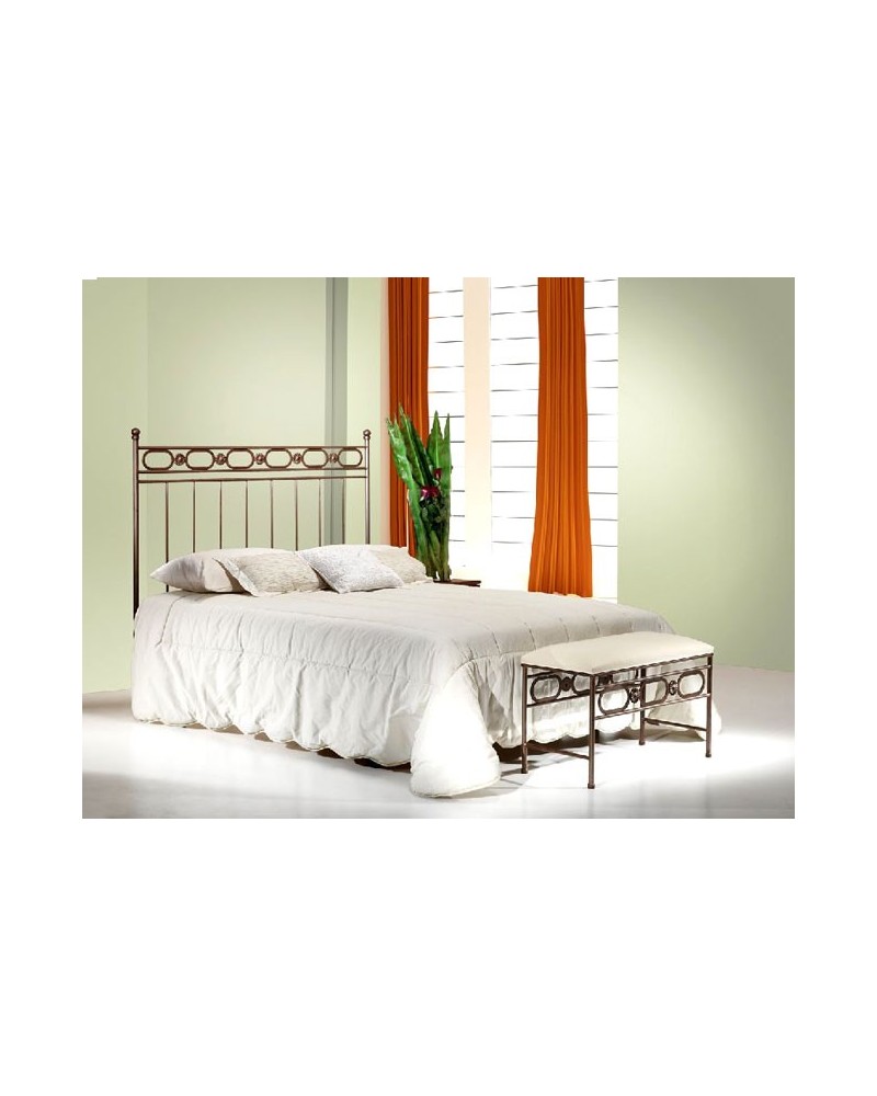 Cabecero de forja economico ref.100517