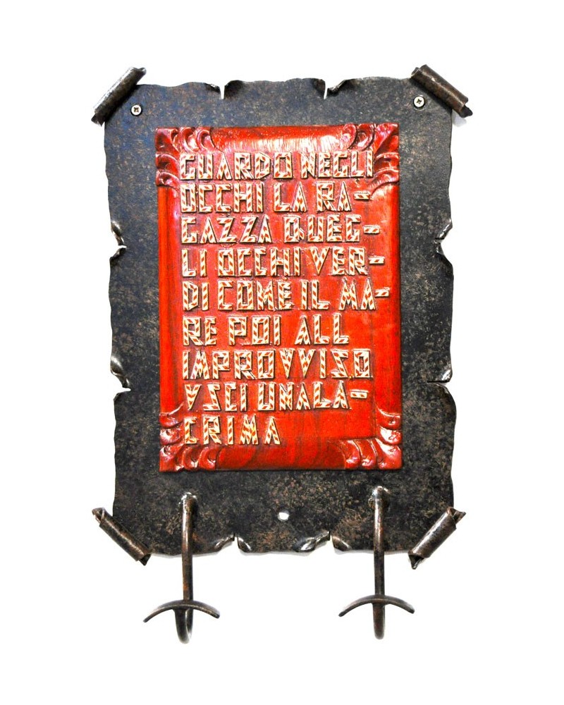 percha de forja ref.100604