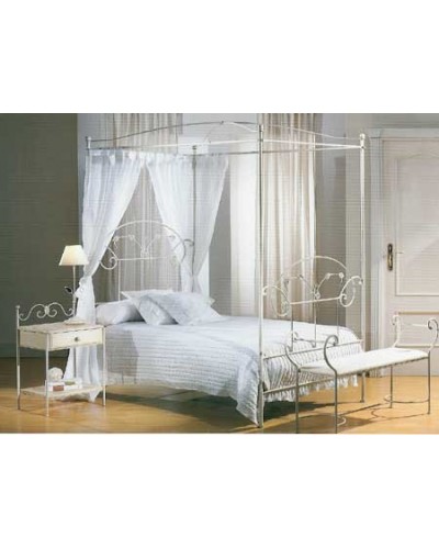 Cama con dosel de forja ref.100989 - 1