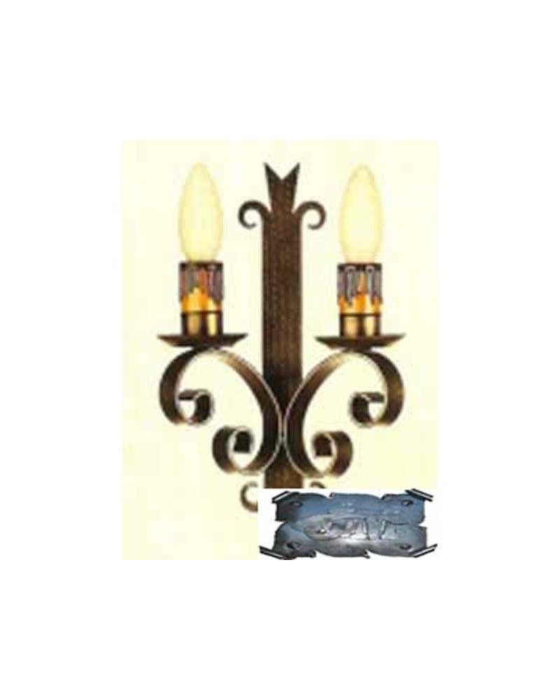 Apliques de forja rusticos ref.MAYA-2