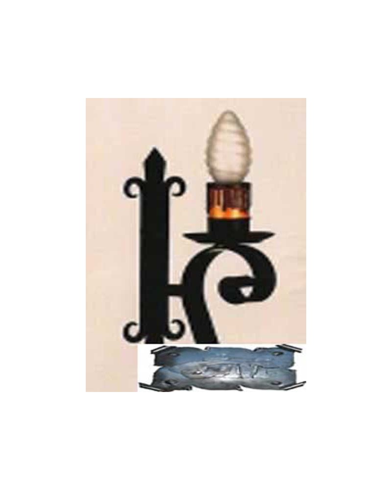 Aplique de forja rústico ref.MAYA-5