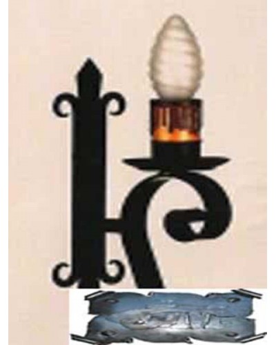 Aplique de forja rústico ref.MAYA-5