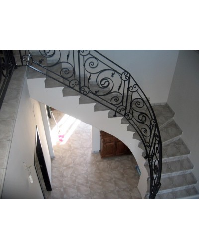 Barandilla de escalera forja ref.101112
