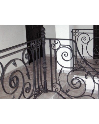 Barandilla de escalera forja ref.101112