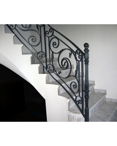 Barandilla de escalera forja ref.101112