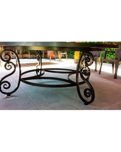 mesa de comedor en forja ref.100027