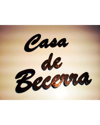 composición de letras en forja ref.101126