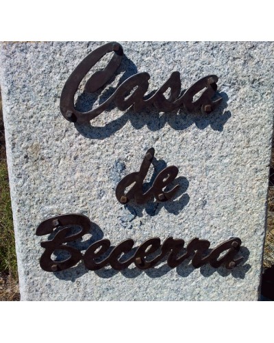 composición de letras en forja ref.101126