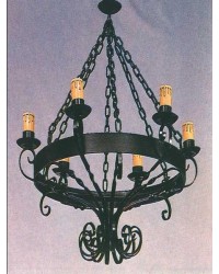 Lámpara de forja medieval ref.MAY2118