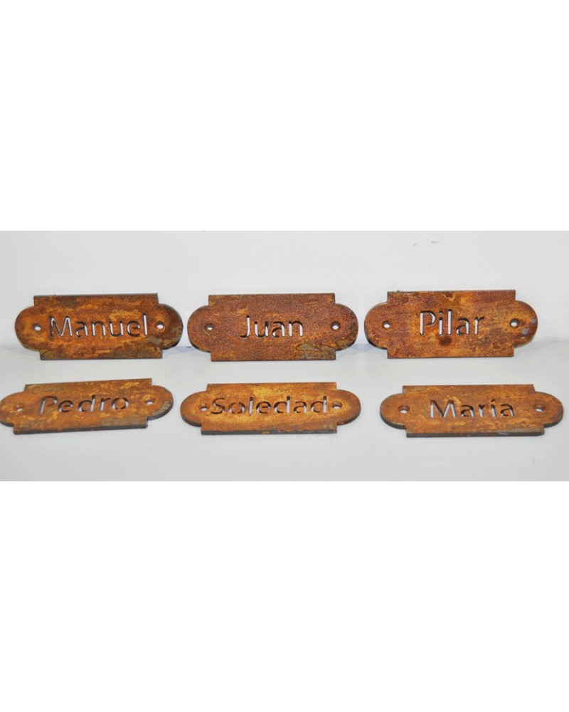 Placas de forja ref: 101192 - 1