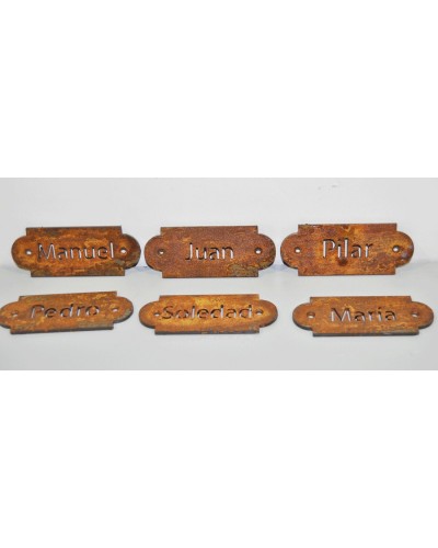 Placas de forja ref: 101192 - 1