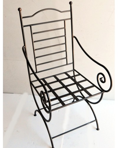 Silla y sillón de forja ref.100285