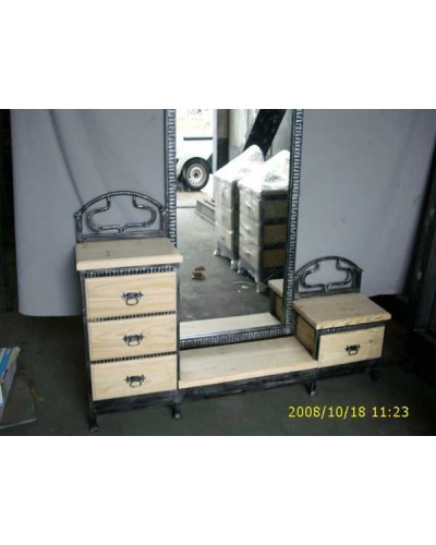 espejo vestidor en forja ref.MAY1305