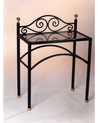 Mesita de noche de forja ref.MAY2319