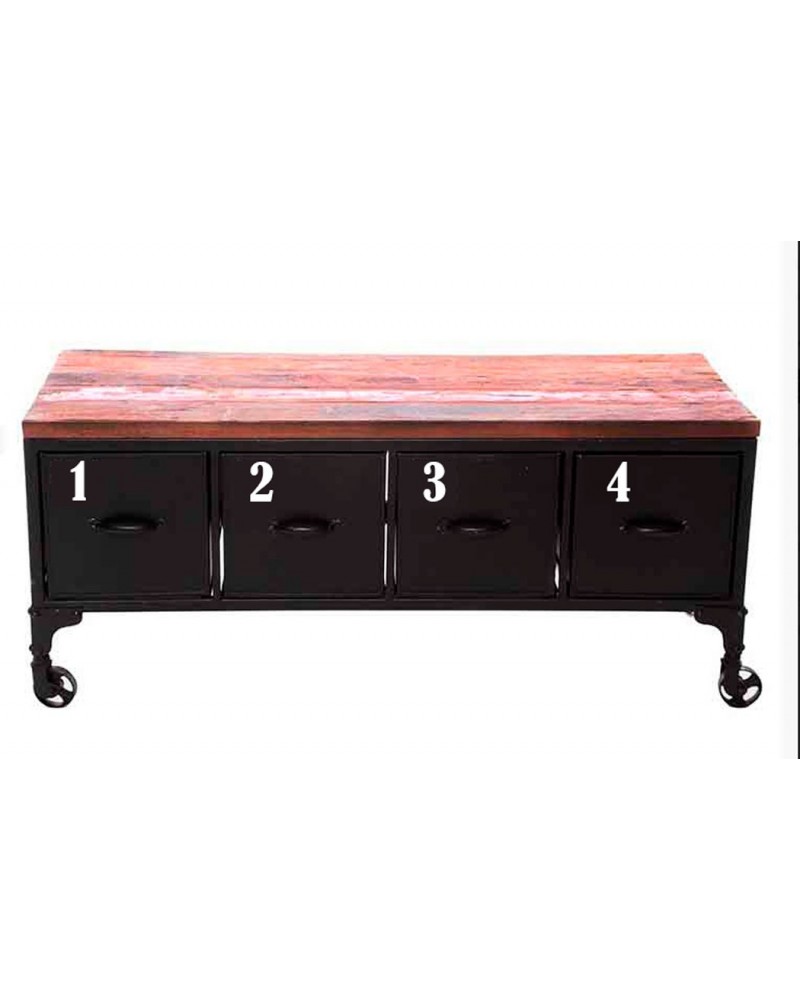 Aparador-Mueble de television  industrial ref.200007 - 1