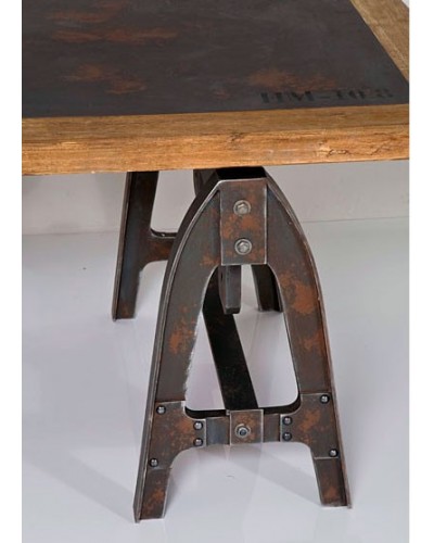 mesa de forja  estilo industrial  ref 200015 - 2