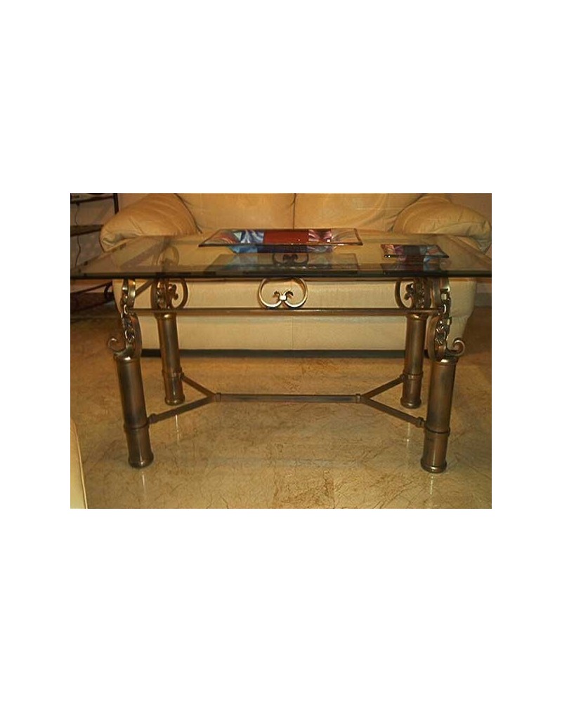 mesa de centro en forja ref.MAY2302