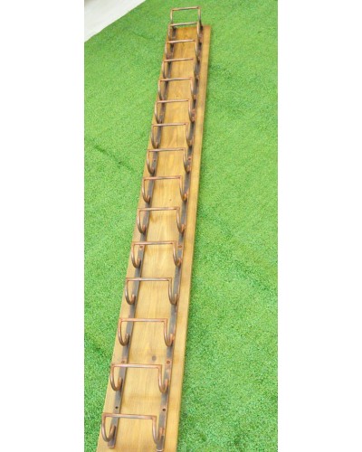 Botellero de forja y madera ref 200024