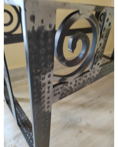 Recibidor y espejo de forja ref. 300043