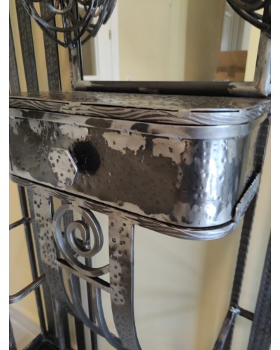 Recibidor y espejo de forja ref. 300043