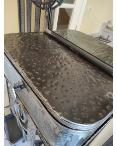 Recibidor y espejo de forja ref. 300043