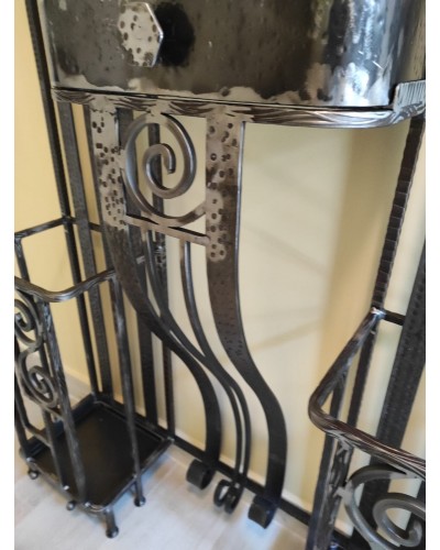 Recibidor y espejo de forja ref. 300043