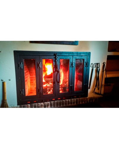 Puerta para chimenea de forja ref. 300035 - 3