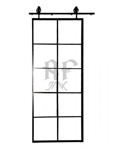 Puerta preparada para instalación.