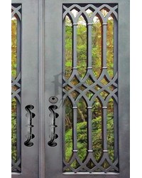 Detalle del centro de la puerta.