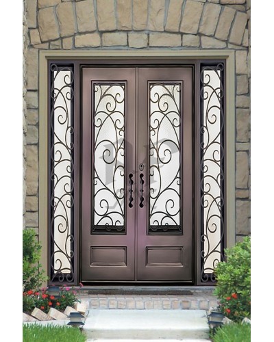 Instalada en una fachada elegante. Instalada en una fachada elegante.