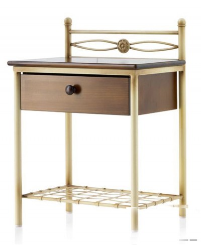 Mesita de noche de forja ref.100226