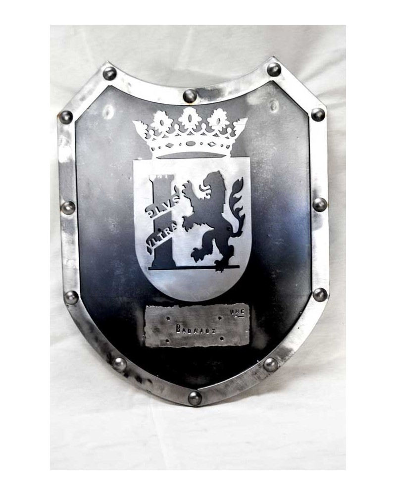 ESCUDO HERÁLDICO EN FORJA REF.MAY12034 ESCUDO BADAJOZ