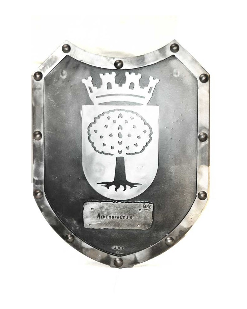 ESCUDO HERÁLDICO EN FORJA REF.MAY12035 ESCUDO ALMENDRALEJO