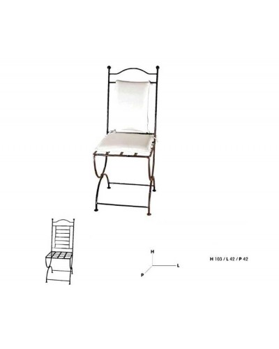 Silla de forja ref.100285