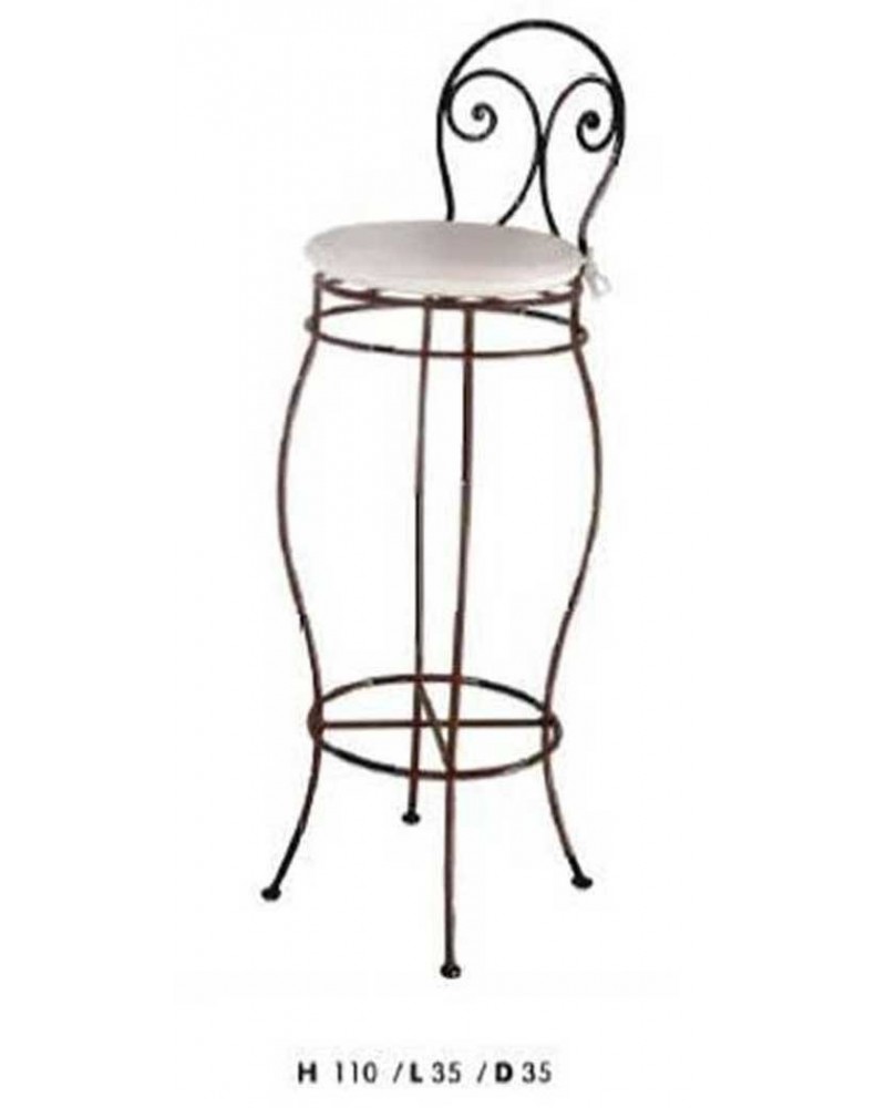 Taburete de forja ref.100303