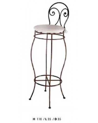 Taburete de forja ref.100303