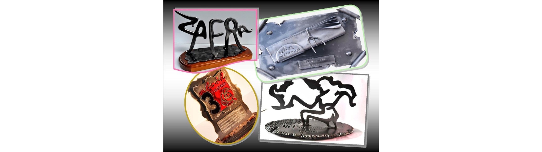 Trofeos de forja-Galardones de forja institucionales, asociativos y de empresa