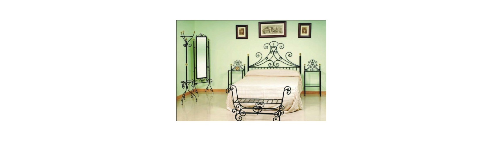 Muebles de forja-Complementos de dormitorios en forja de diseño o tradicional