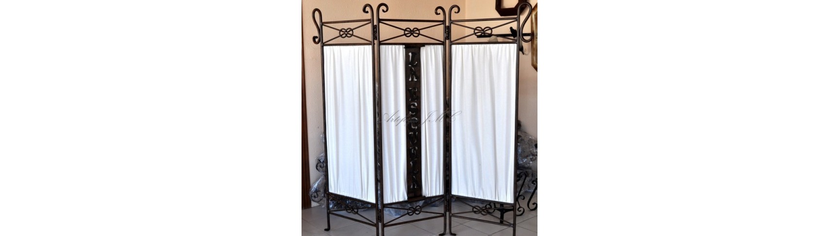 Complementos de dormitorios-Biombos y Parabanes de foja de diseño...